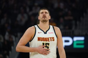 Chaos in OKC: Watch Nikola Jokic and Lu Dort Square Off in Intense Fourth Quarter Scuffle